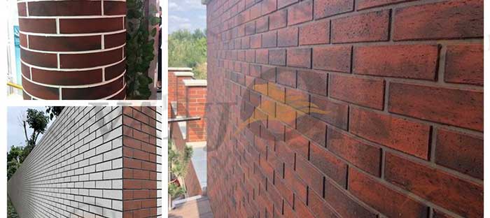 Construction process of flexible wall tiles