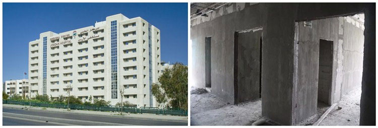 Project Case - Hospital Concrete Partition Walls