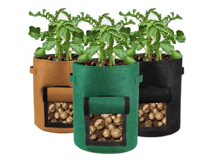 Home Gardening Potato Non-woven Planting Bucket