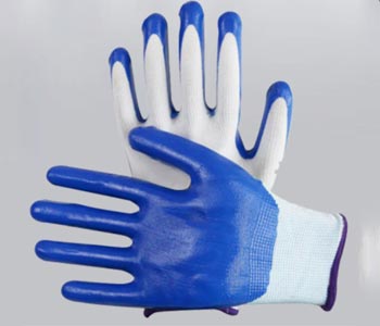 NM safety Nylon Nitrile Gloves