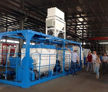 Sandwich panel machinery wall panel equipment for sale with automatic mix system