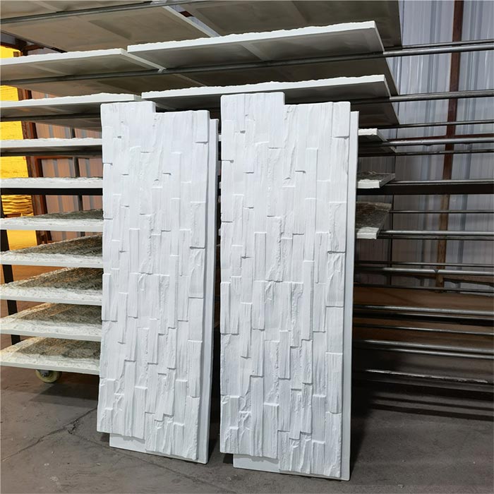 Natural stone pattern exterior and interior wall cladding lightweight faux stone tiles