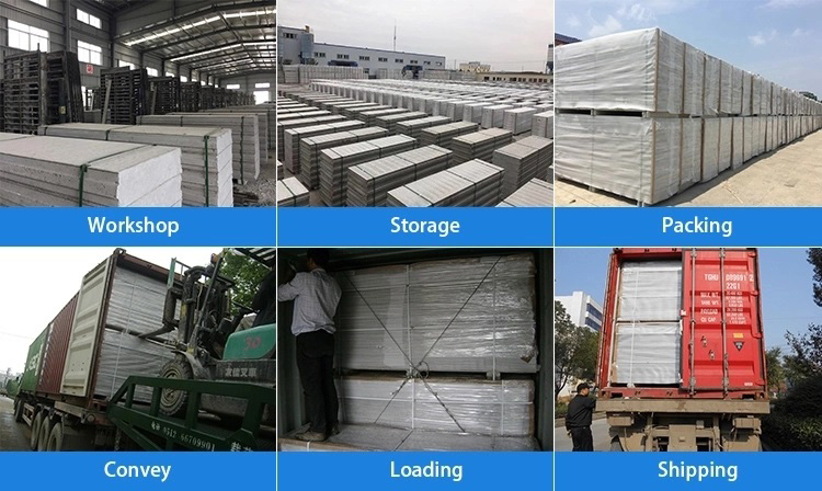 High resistance easy installation eps cement sandwich panel for prefab house
