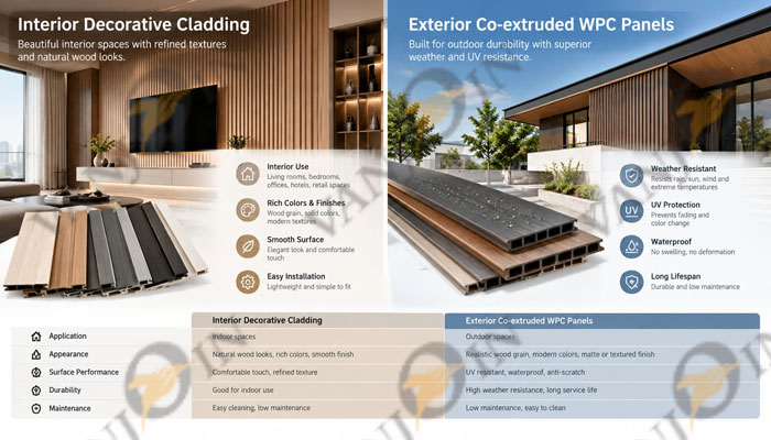 Indoor vs Outdoor WPC Wall Panels Performance, Material Science, and Selection Guide