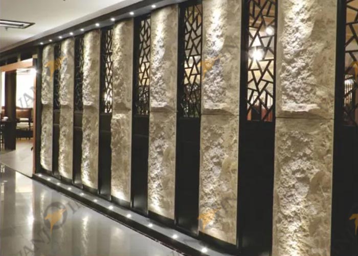 Interior PU stone veneer decoration