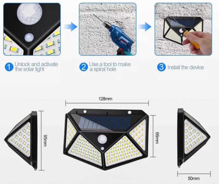 Solar Wall Light