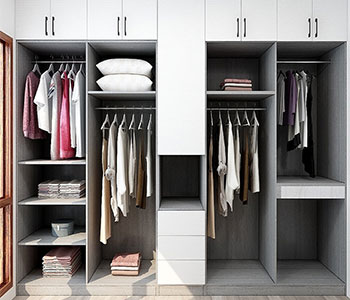 2021 new design luxury storage closet wardrobe cabinet with handle