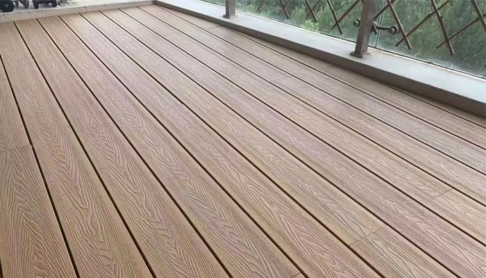 Outdoor park sidewalk high strength anti-crack anti-scratch waterproof pe floor decking