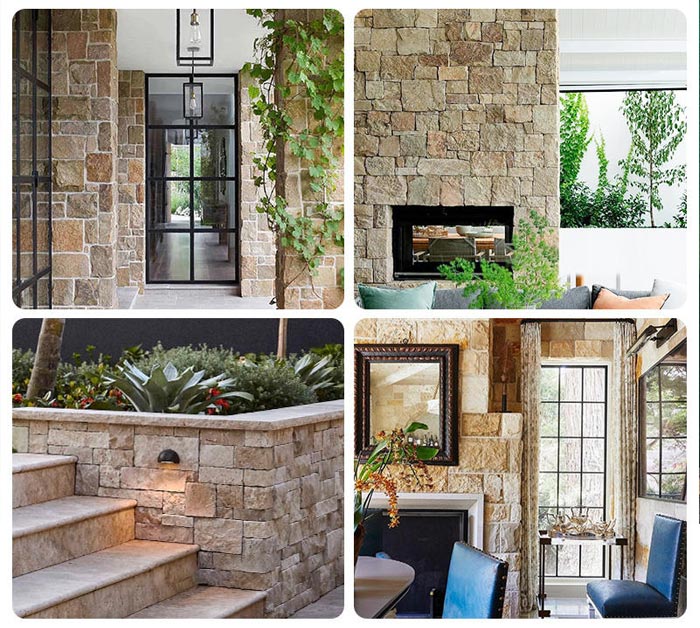 Rock Wall Panels 3d Foam Decorative Decor Faux Polyurethane Artificial Stone Culture Pu Stone Wall Panel for Exterior Wall