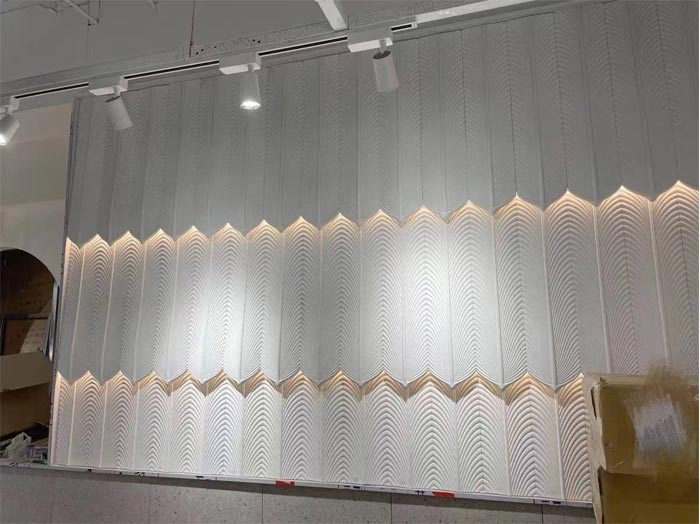 New Design 3D Wall Decorative PU Faux Stone Waterproof Foam Board Artificial PU Feather Stone Wall Panel