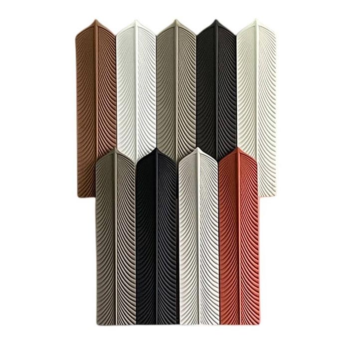 New Design 3D Wall Decorative PU Faux Stone Waterproof Foam Board Artificial PU Feather Stone Wall Panel