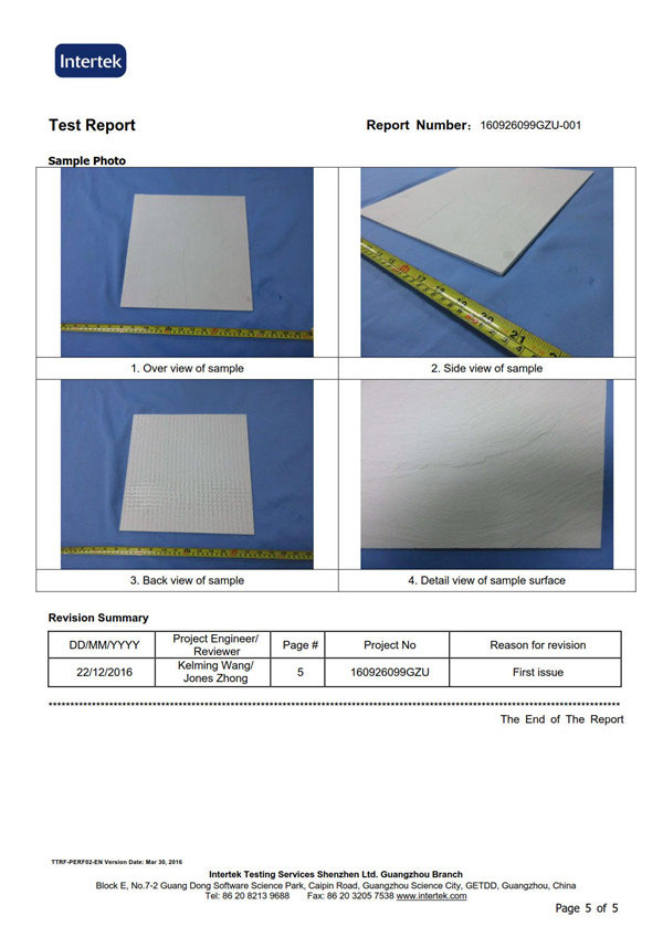 US ANSIA 137.1 ASTM Test Report-Vanjoin Group